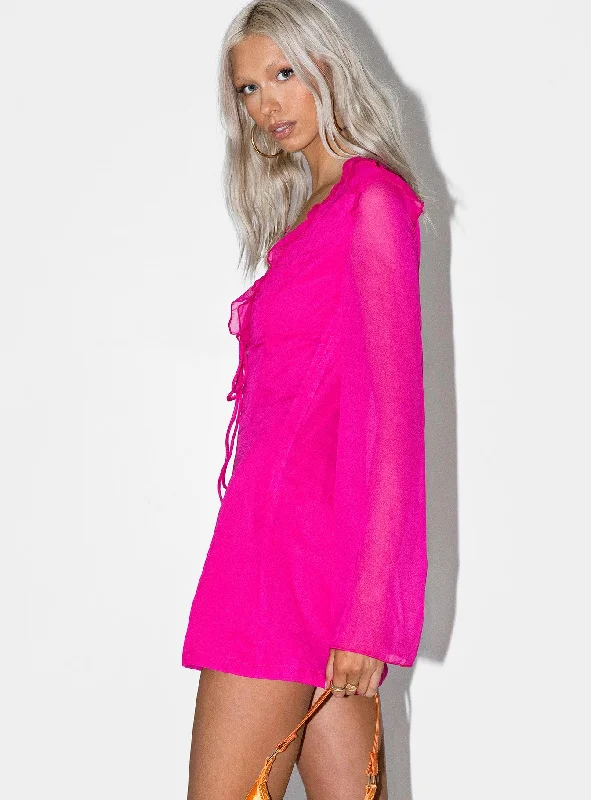 Lucca Mini Dress Pink