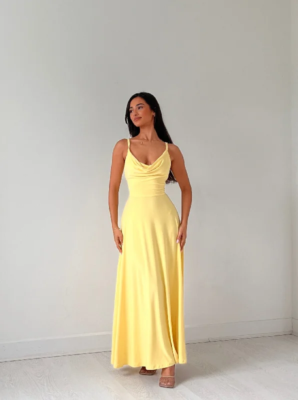 Lulah Drape Maxi Dress