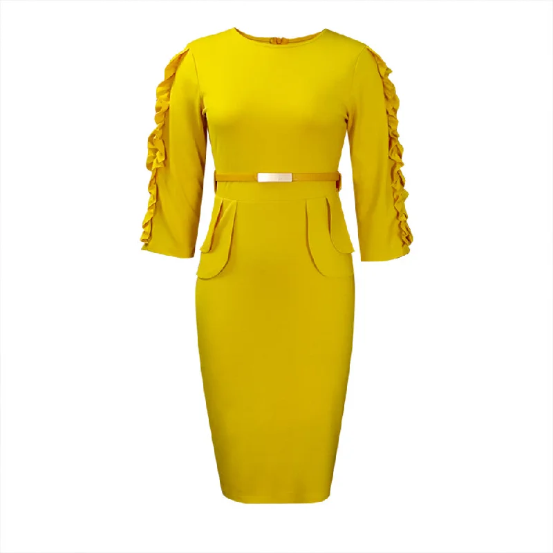 Stylish Graceful Women's Temperament Commute Dress Dresses